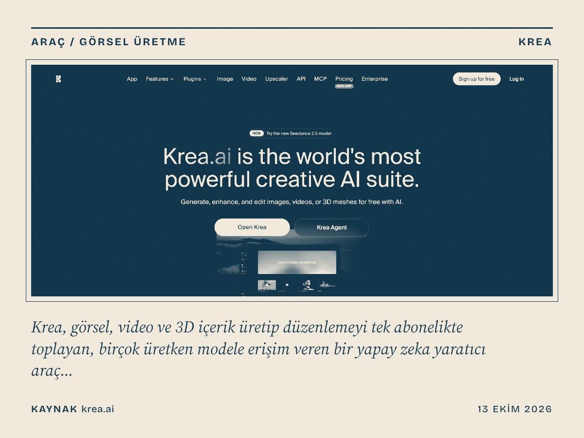 Krea kapağı