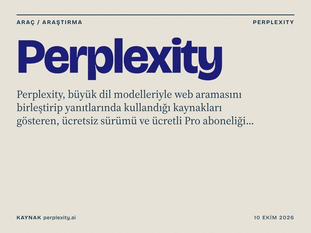 Perplexity kapağı
