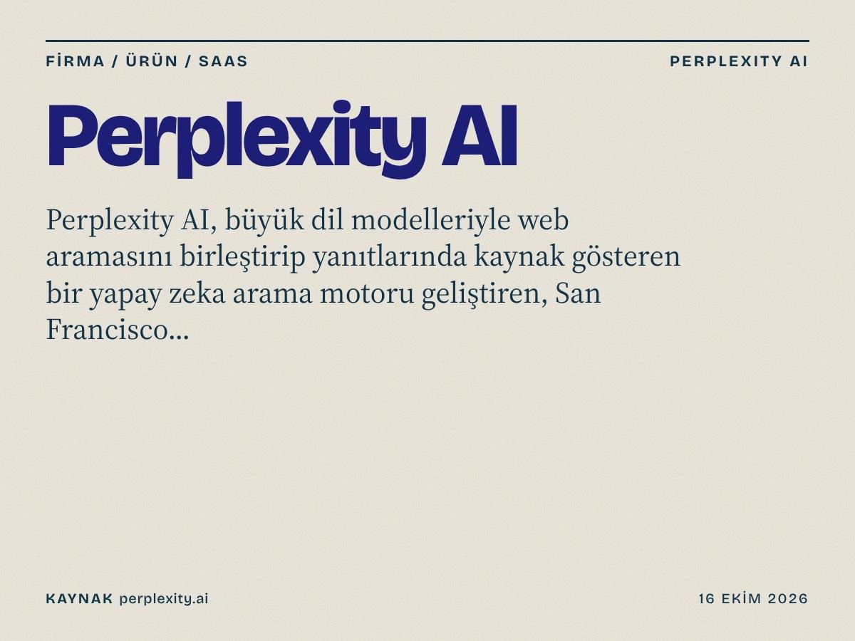 Perplexity AI kapağı