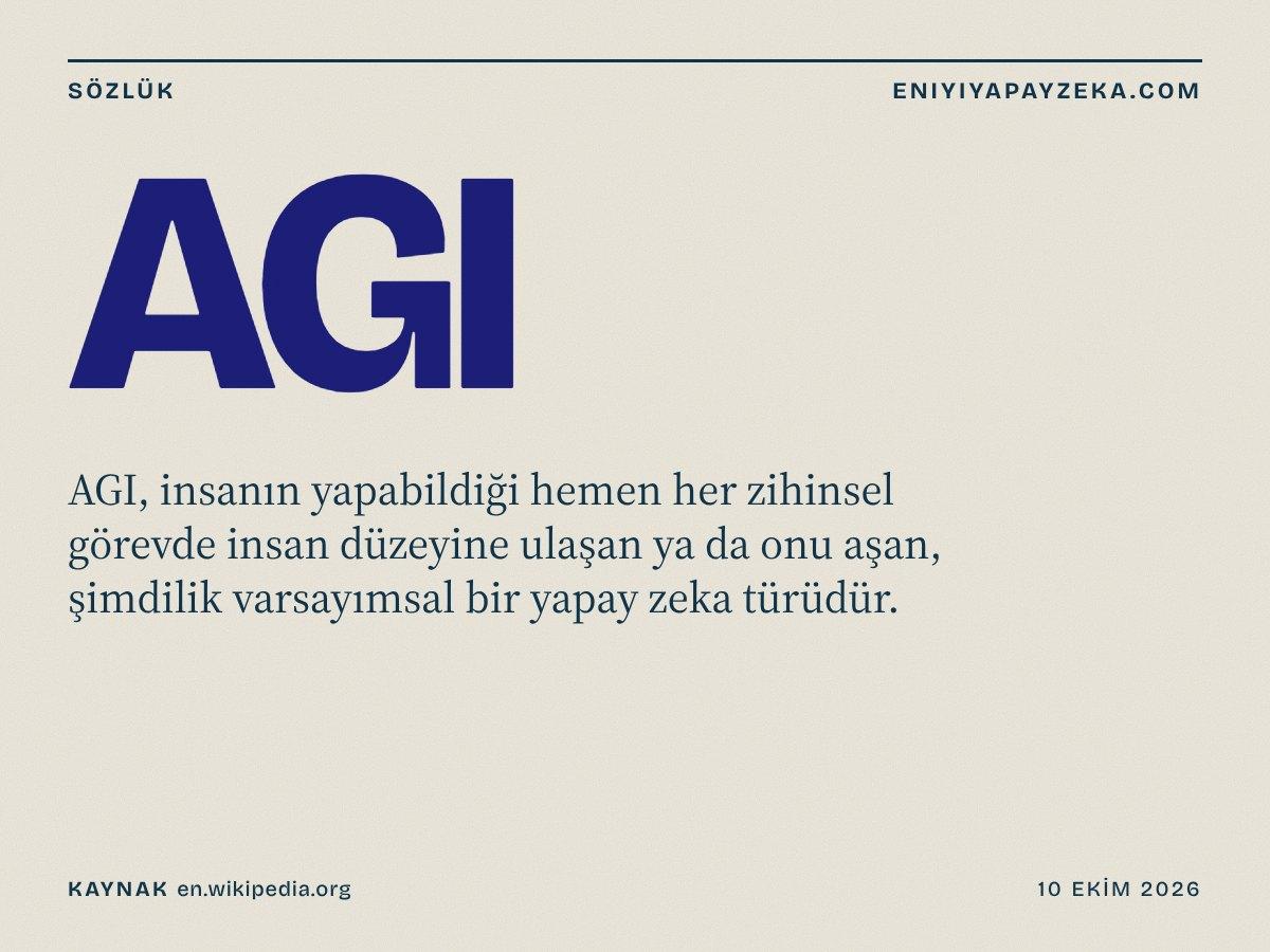 AGI (Yapay Genel Zeka) kapağı