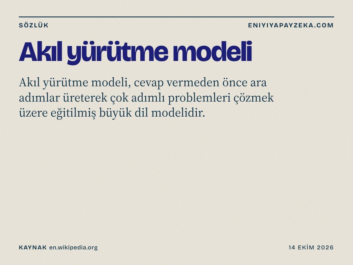 Akıl yürütme modeli kapağı