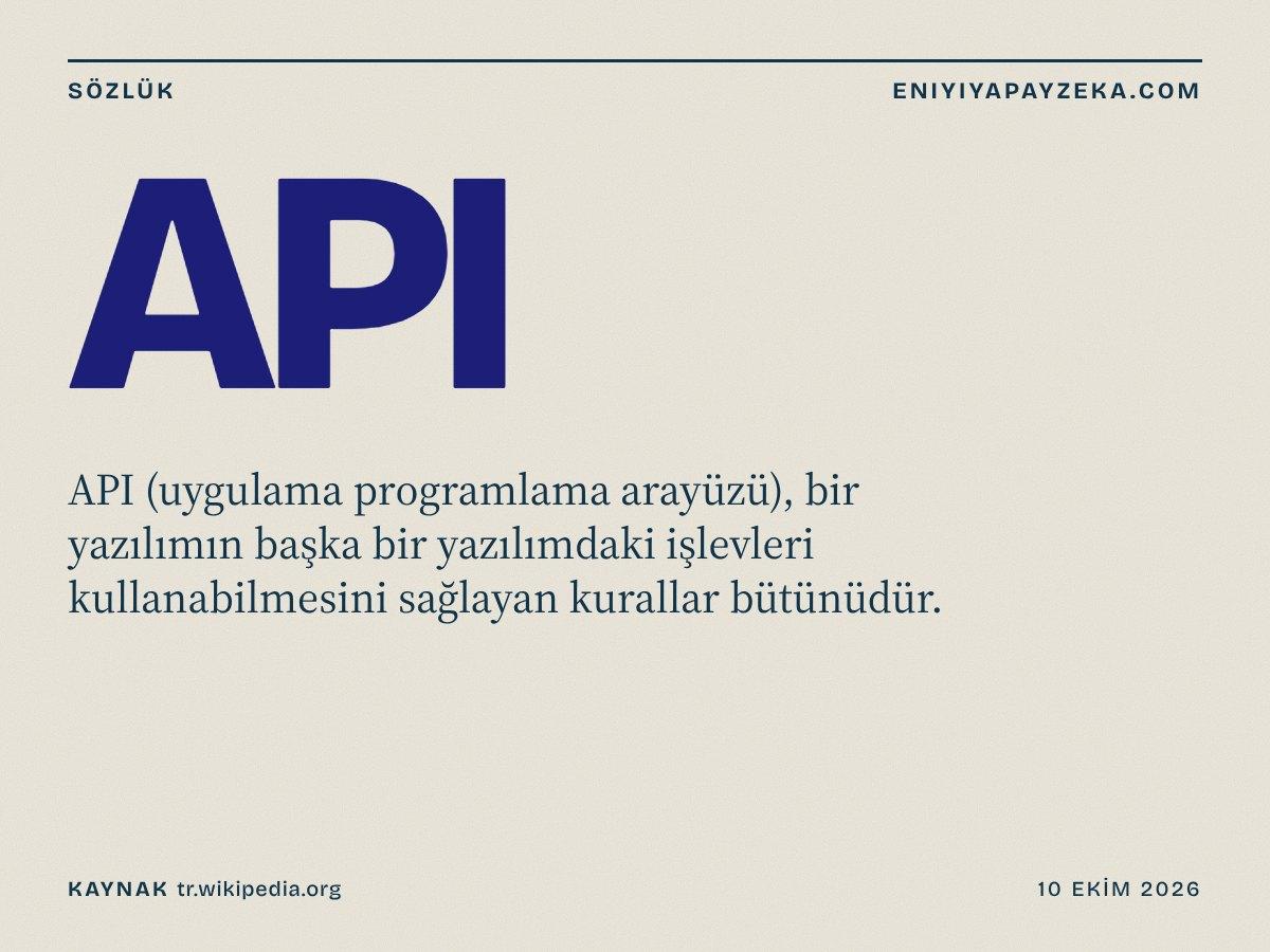 API kapağı