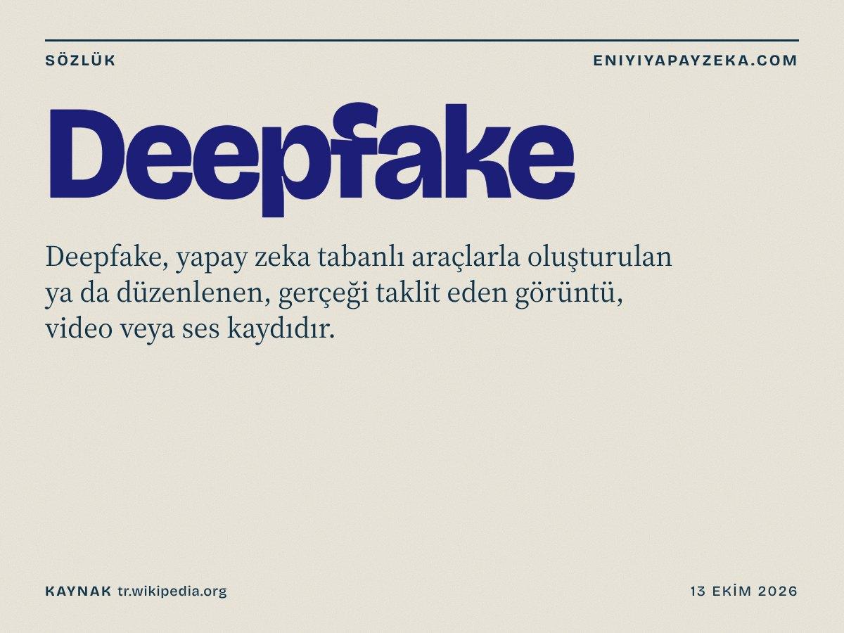 Deepfake (Derin Düzmece) kapağı