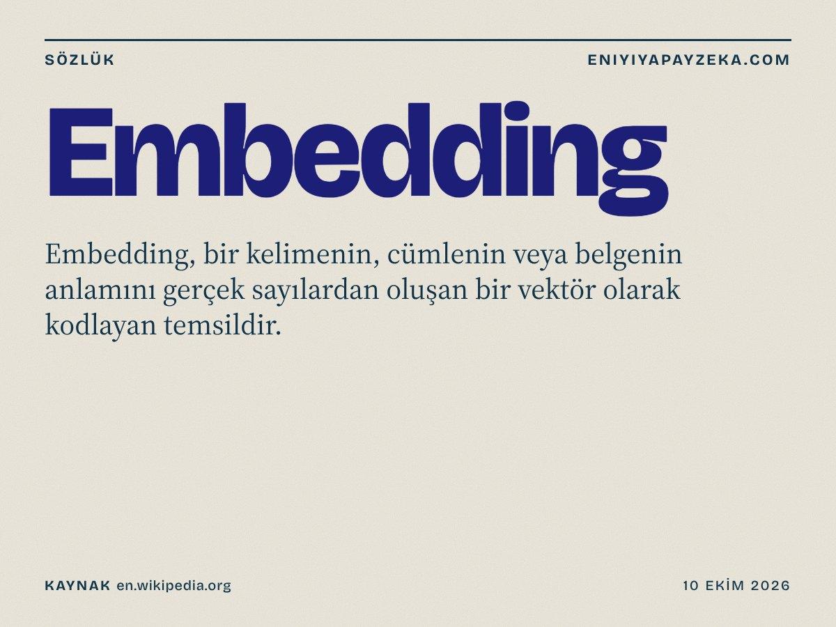 Embedding (Gömme) kapağı