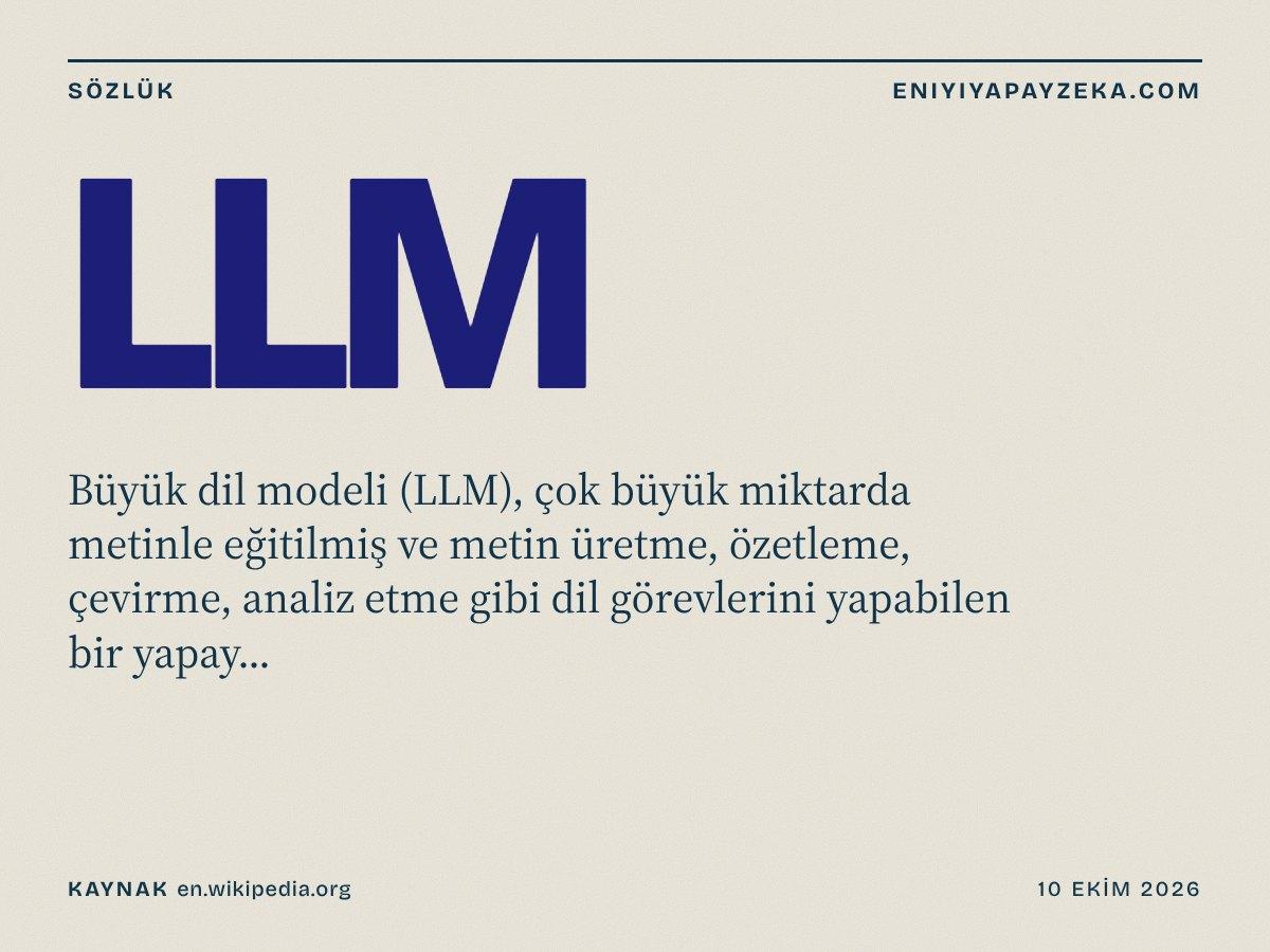 LLM (Büyük Dil Modeli) kapağı