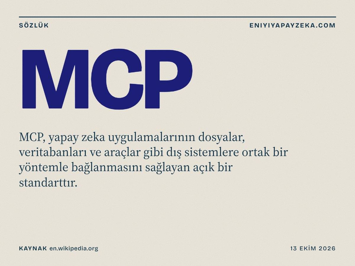 MCP (Model Context Protocol) kapağı