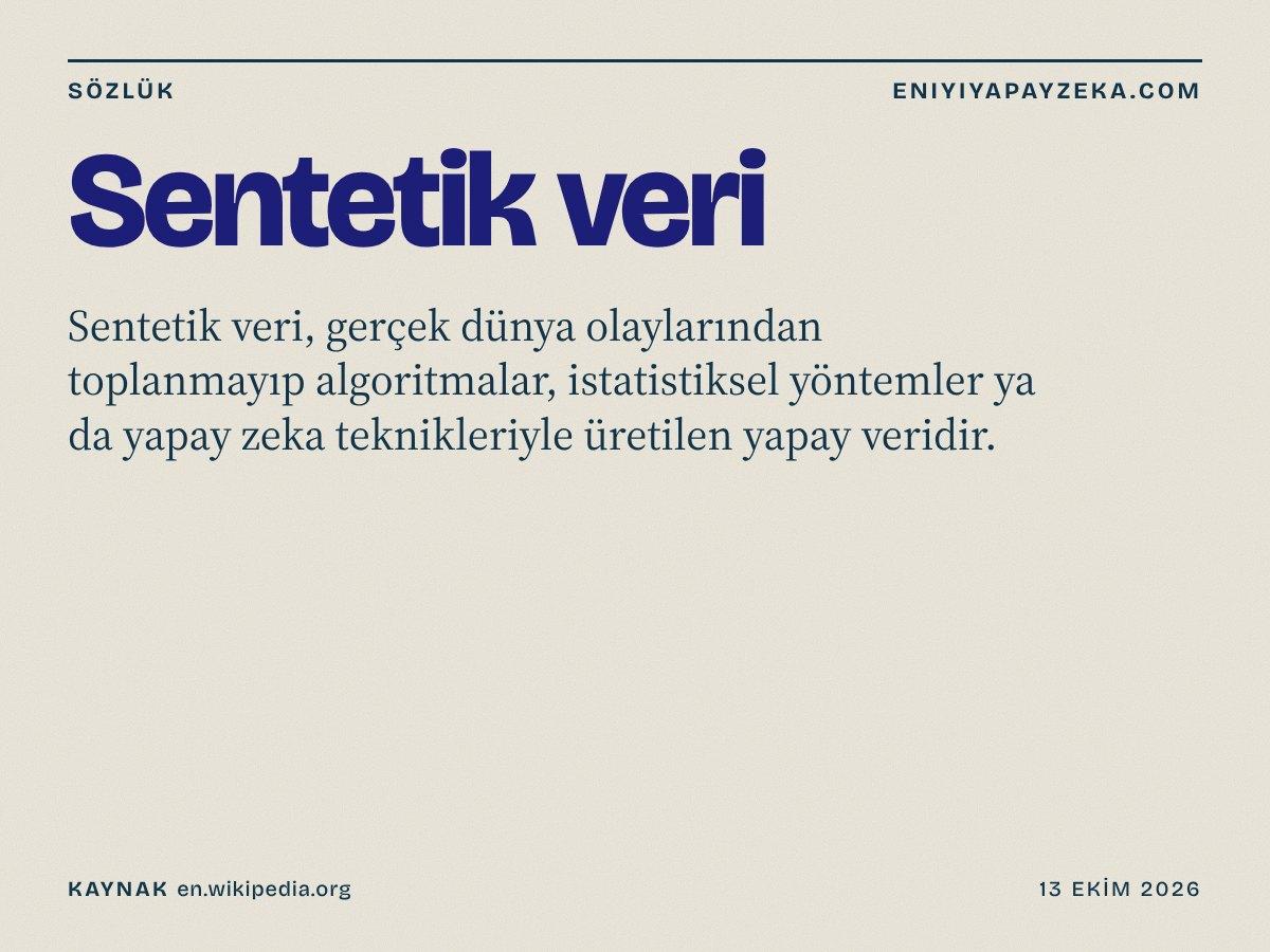 Sentetik veri kapağı