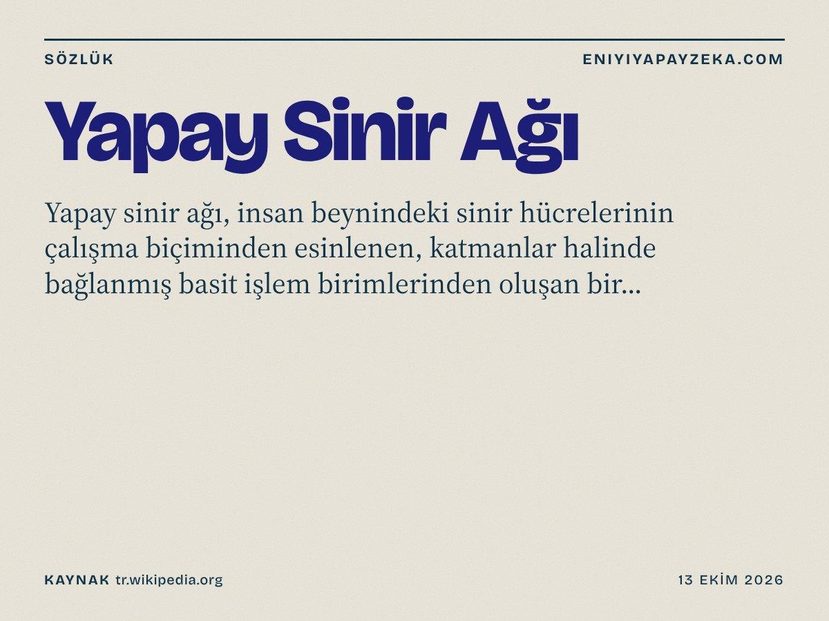 Yapay Sinir Ağı kapağı